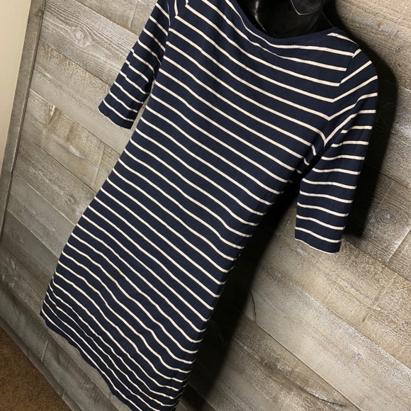 French connection navy striped dress - Picture 3 of 3